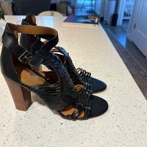 Dolce Vita Black Strappy Heels